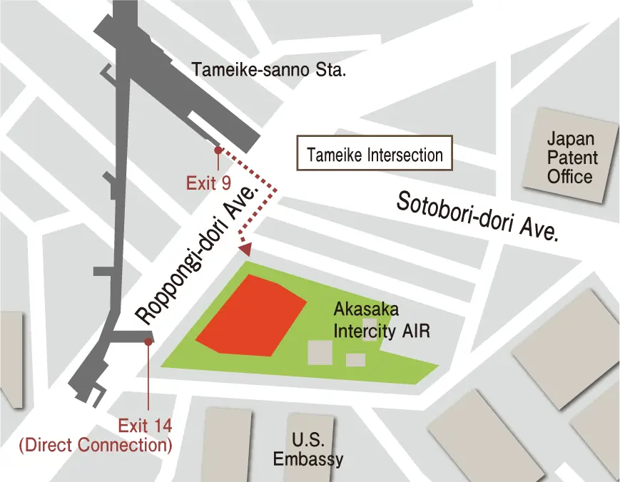 Japan Headoffice Map Smallarea