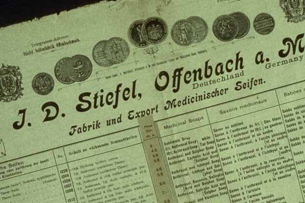 スティーフェルの価格リスト、1903年