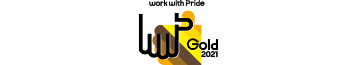 work with Pride2021「ゴールド」獲得